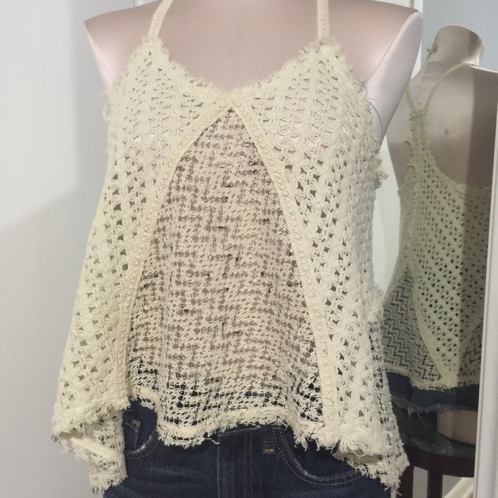 Free People knit tank top size XS